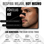 Tiras Nasales - Versión Atleta | 30 Tiras